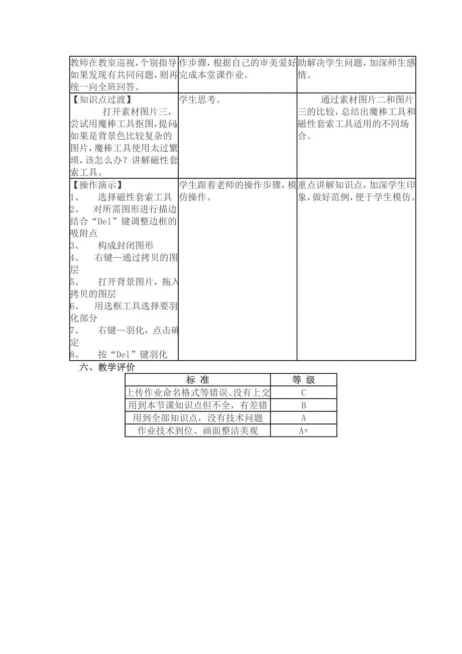 抠图工具的简单应用教学设计_第3页