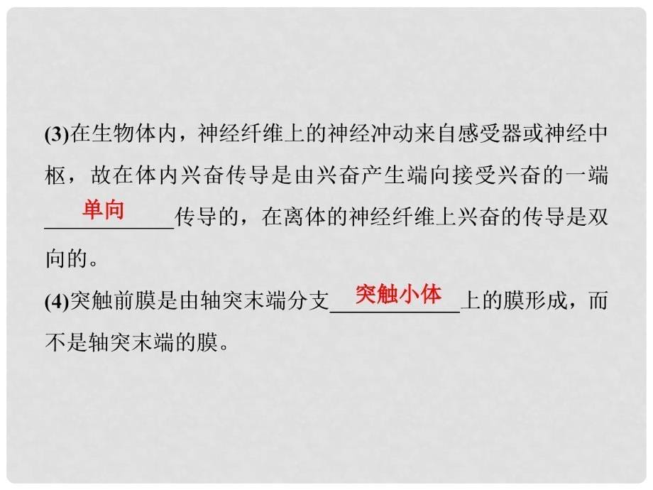 高考生物考前冲刺复习 第1部分 专题突破方略 专题九 动物和人体生命活动的调节课件_第5页