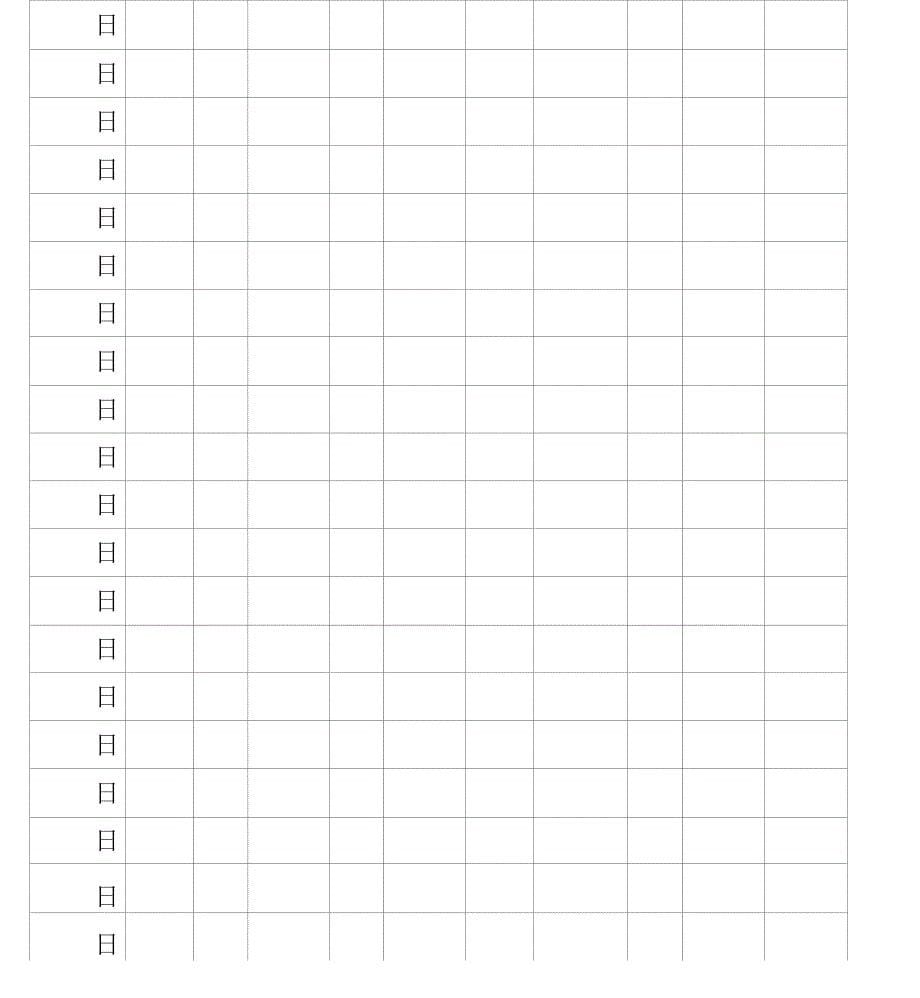 电梯安全管理巡视检查记录表_第5页