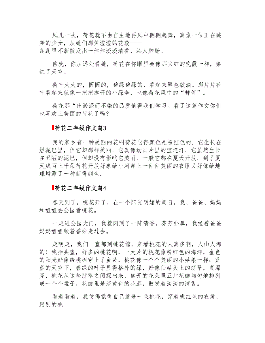 2022年关于荷花二年级作文汇总8篇_第2页