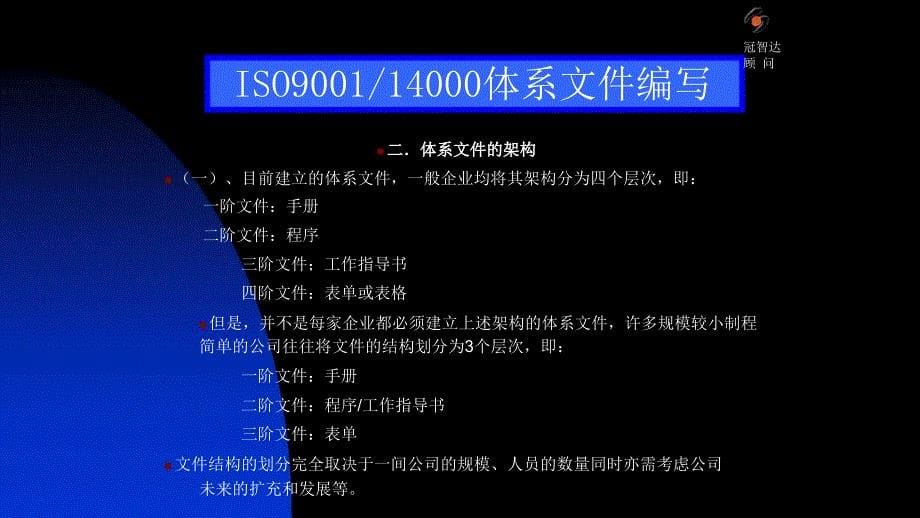 品质管理质量认证ISO9000和ISO14000文件编写讲义PPT47页1_第5页