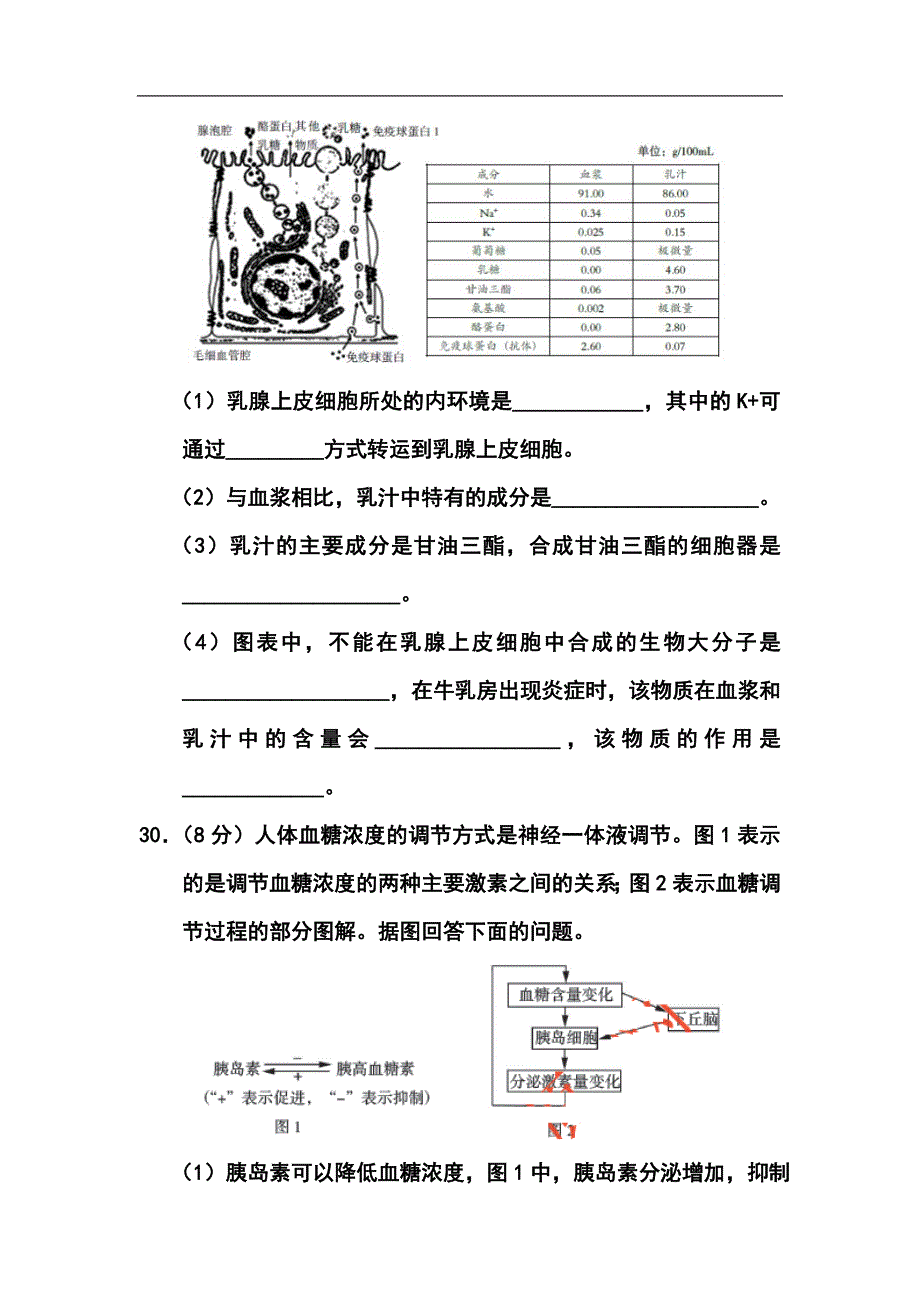 辽宁省锦州市高三第一次质量检测生物试题及答案_第4页