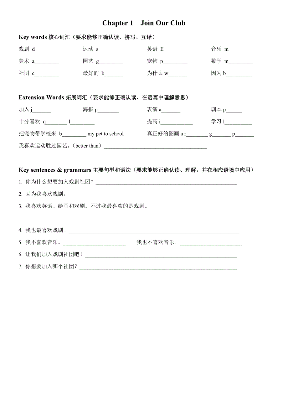 全册要点整理电子版(英语朗文4B_第1页