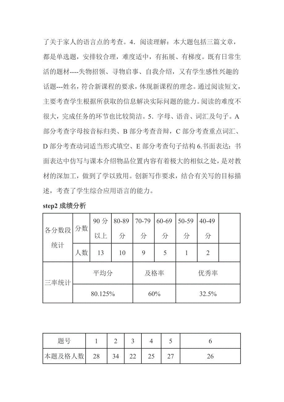 英语试卷讲评课教案_第2页