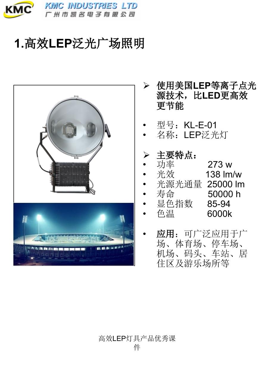 高效LEP灯具产品优秀课件_第3页