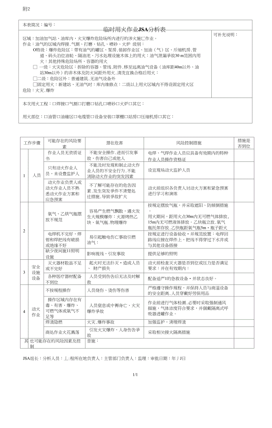 JSA分析报告表_第2页