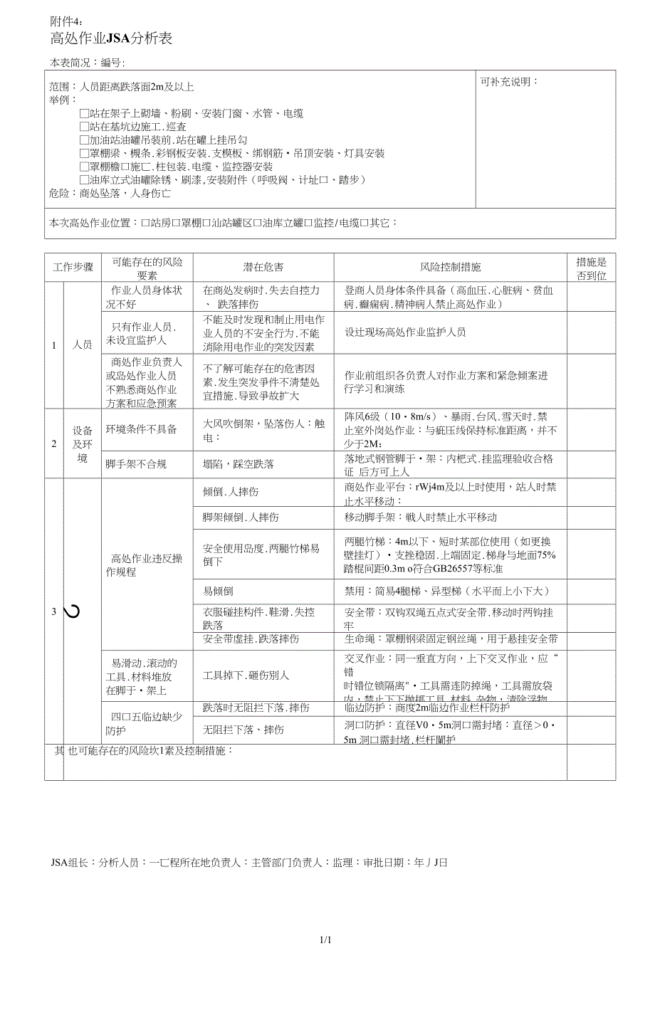 JSA分析报告表_第4页