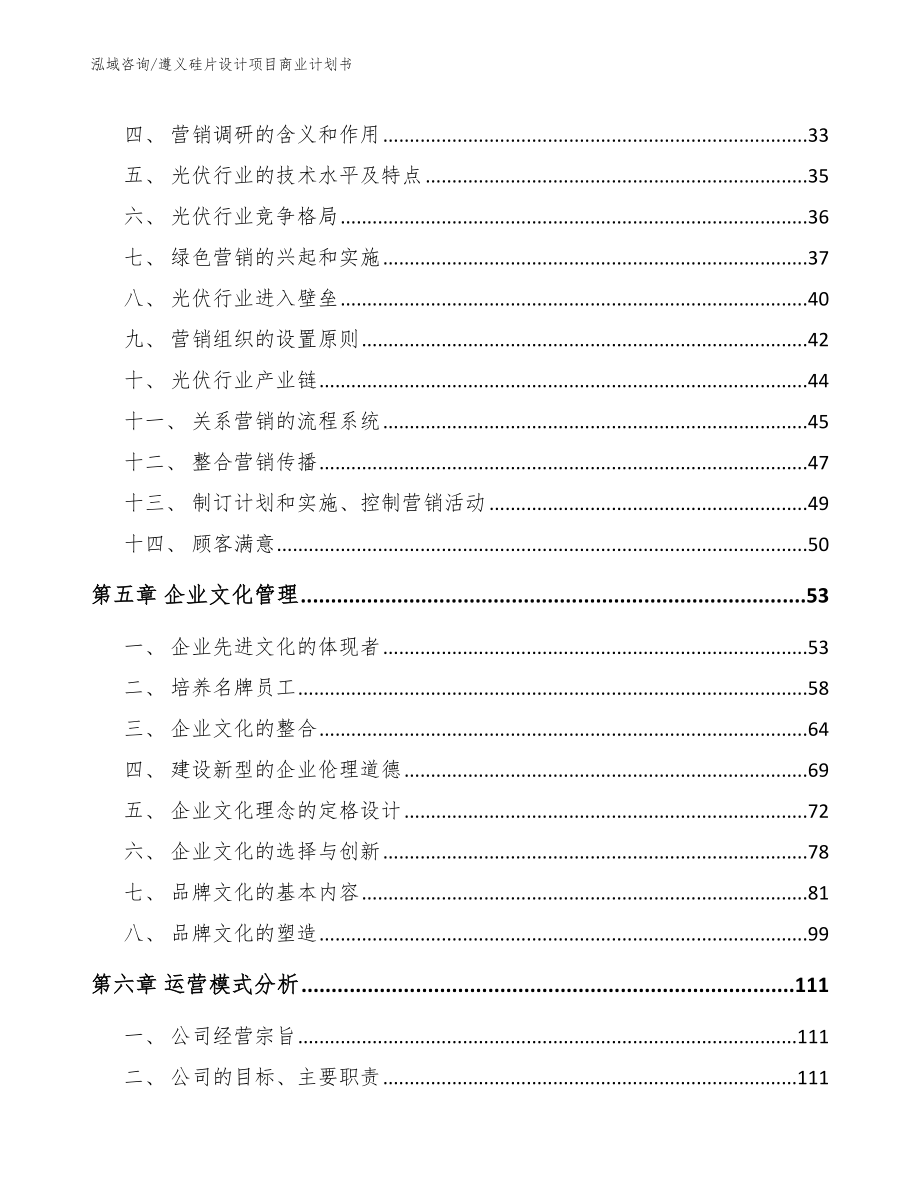 遵义硅片设计项目商业计划书模板_第2页