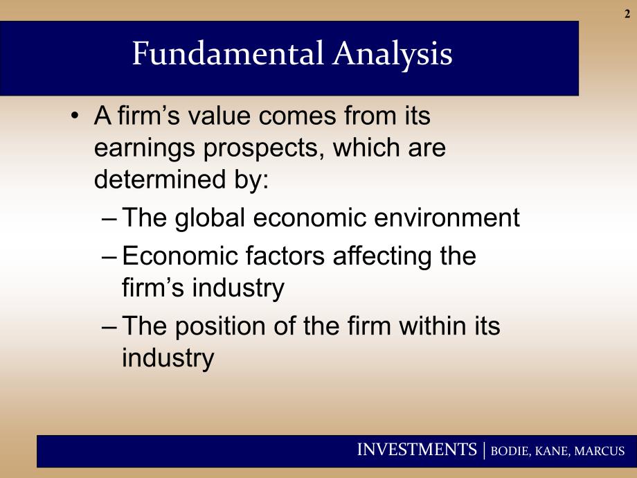 INVESTMENTS投资学博迪BODIEKANEMARCUSChap017MacroeconomicandIndustryAnalysis_第2页