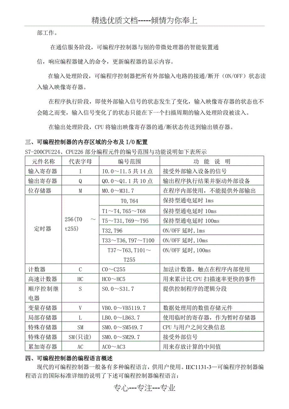 PLC控制技术实验指导书资料_第3页