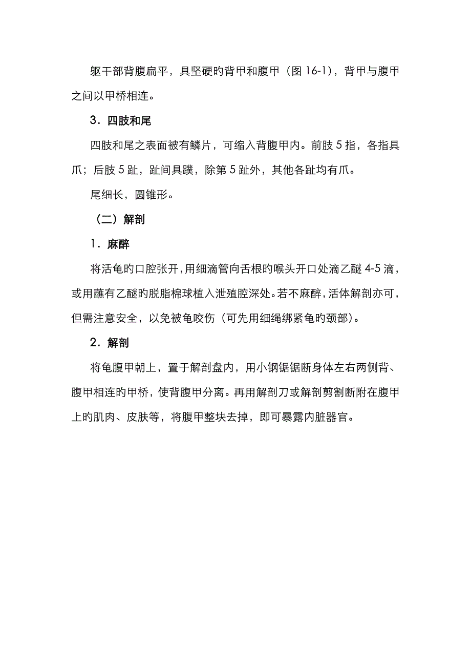 鳖的外形及解剖_第2页