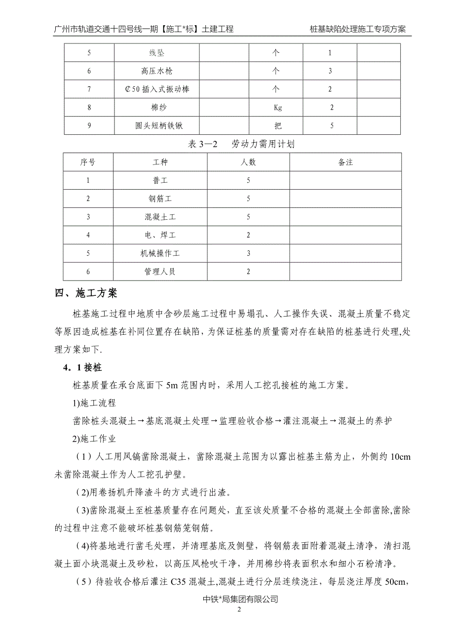 桩基质量缺陷处理施工专项方案_第4页