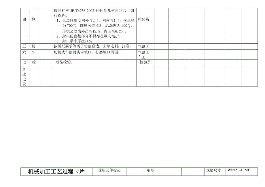 压力容器焊接工艺过程卡_第3页