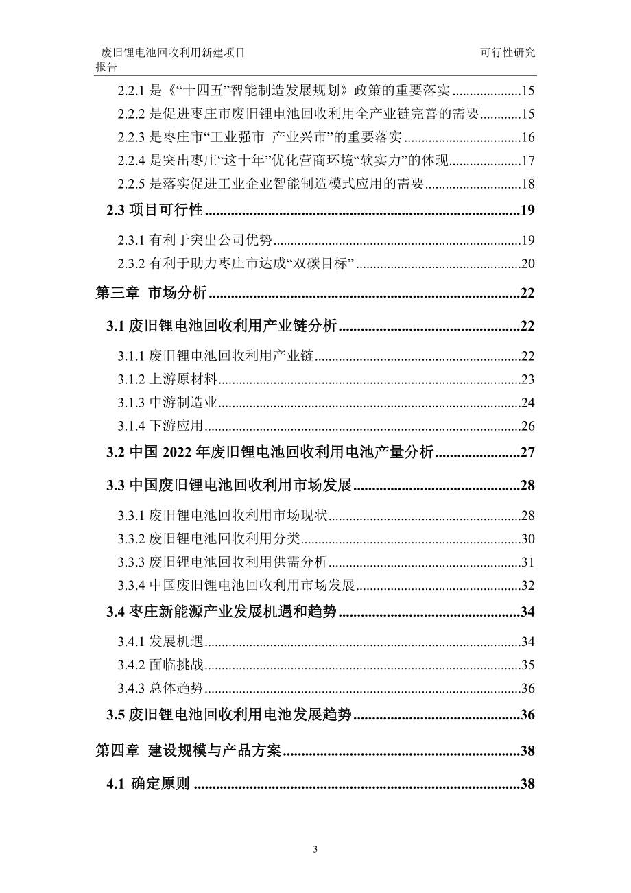 废旧锂电池回收利用新建项目可行性研究报告建议书申请格式范文.doc_第3页