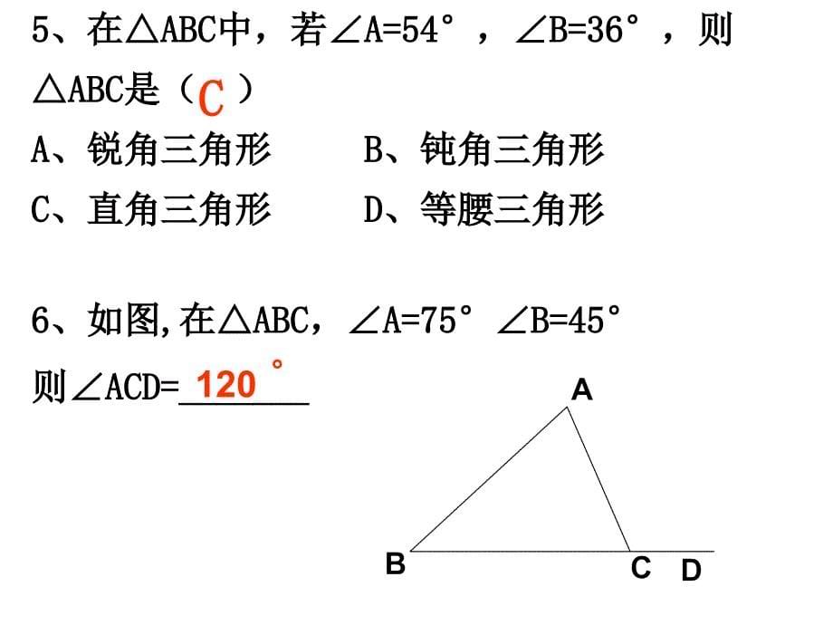 三角形的初步知识复习_第5页