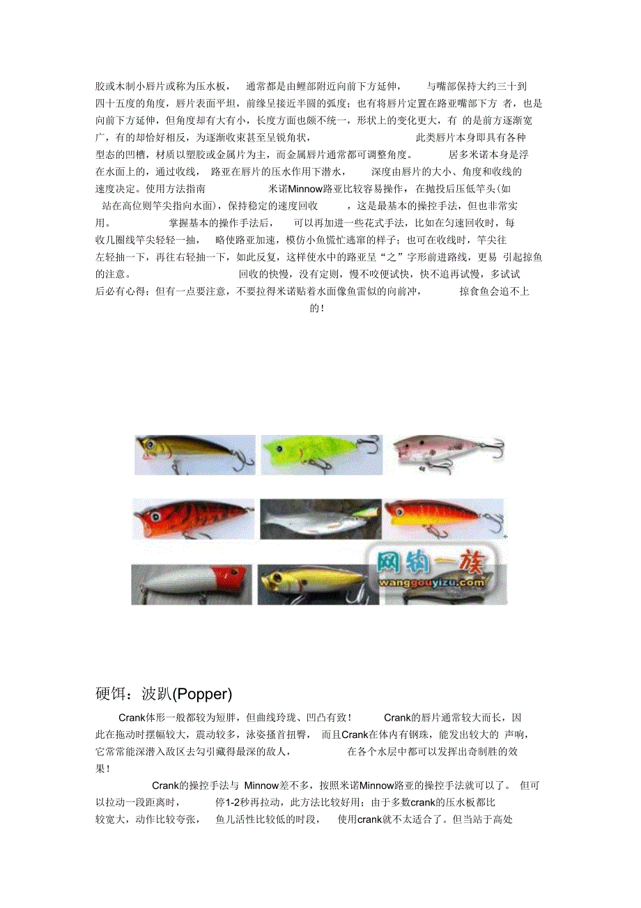 路亚钓饵：米诺、波爬、铅笔、vib、胡须佬、亮片、软虫的区别是使用方法解析_第2页
