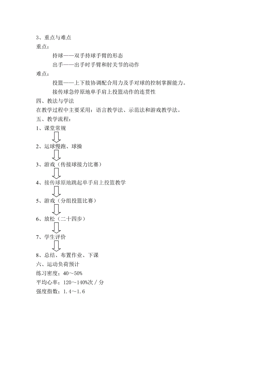 接传球原地跳起单手肩上投篮的教学设计.doc_第2页