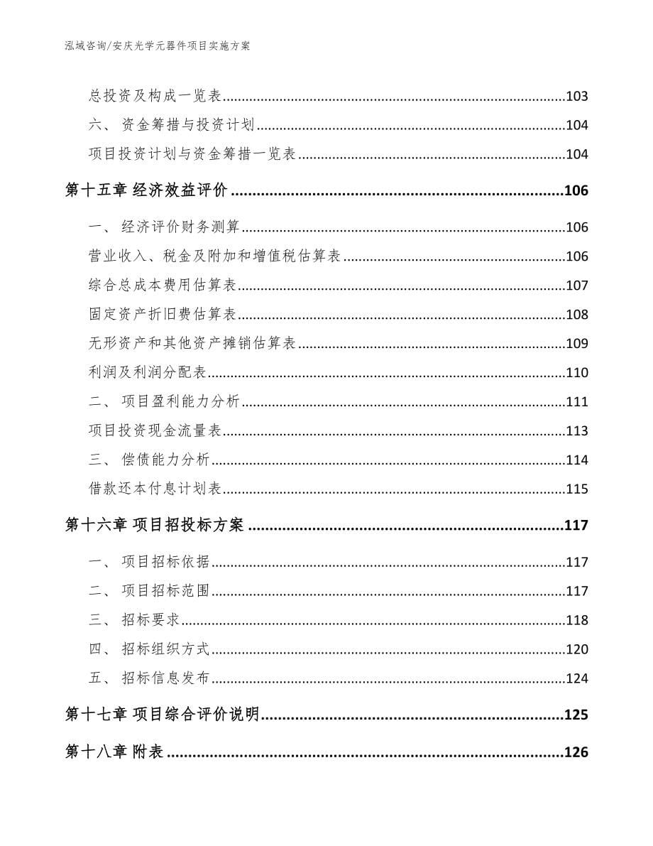 安庆光学元器件项目实施方案_第5页