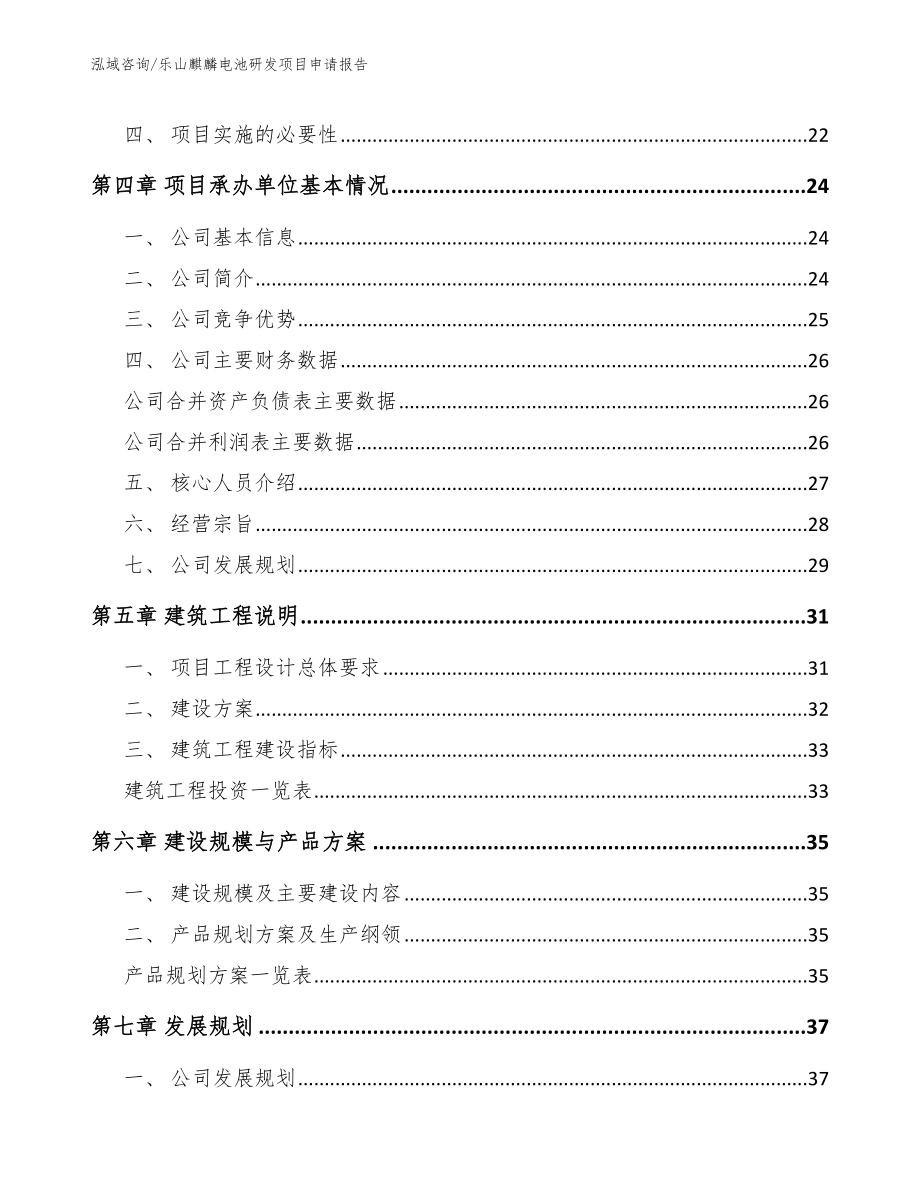 乐山麒麟电池研发项目申请报告_第2页
