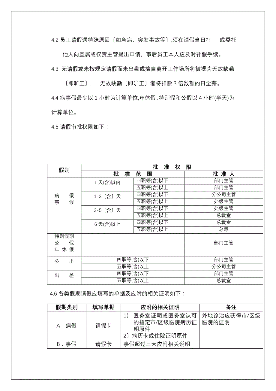 员工请假管理办法.docx_第3页