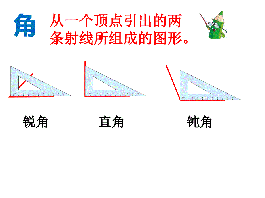 四年级数学上册课件3.4角的分类22人教版共14张PPT_第1页