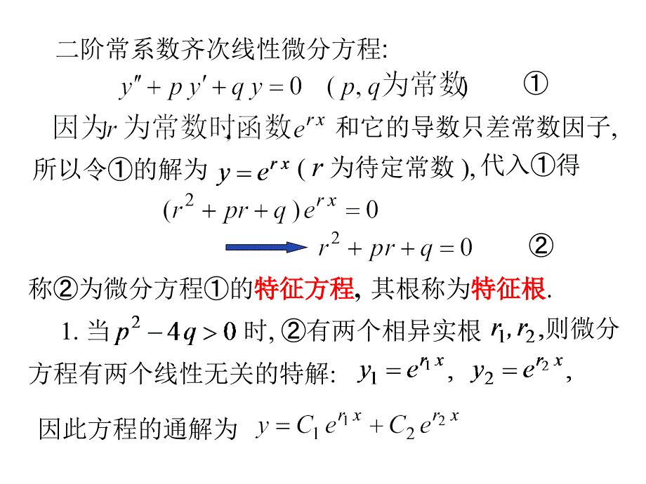 常系数线性常微分方程共49页PPT课件_第3页