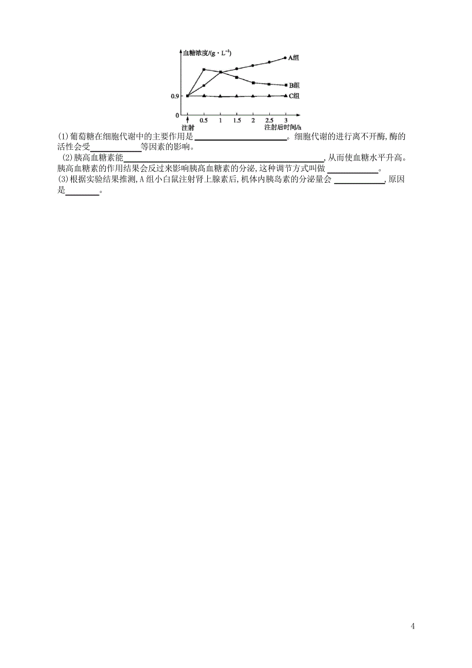 2019版高考生物大二轮复习 题型增分练题型专项练2 坐标曲线类_第4页