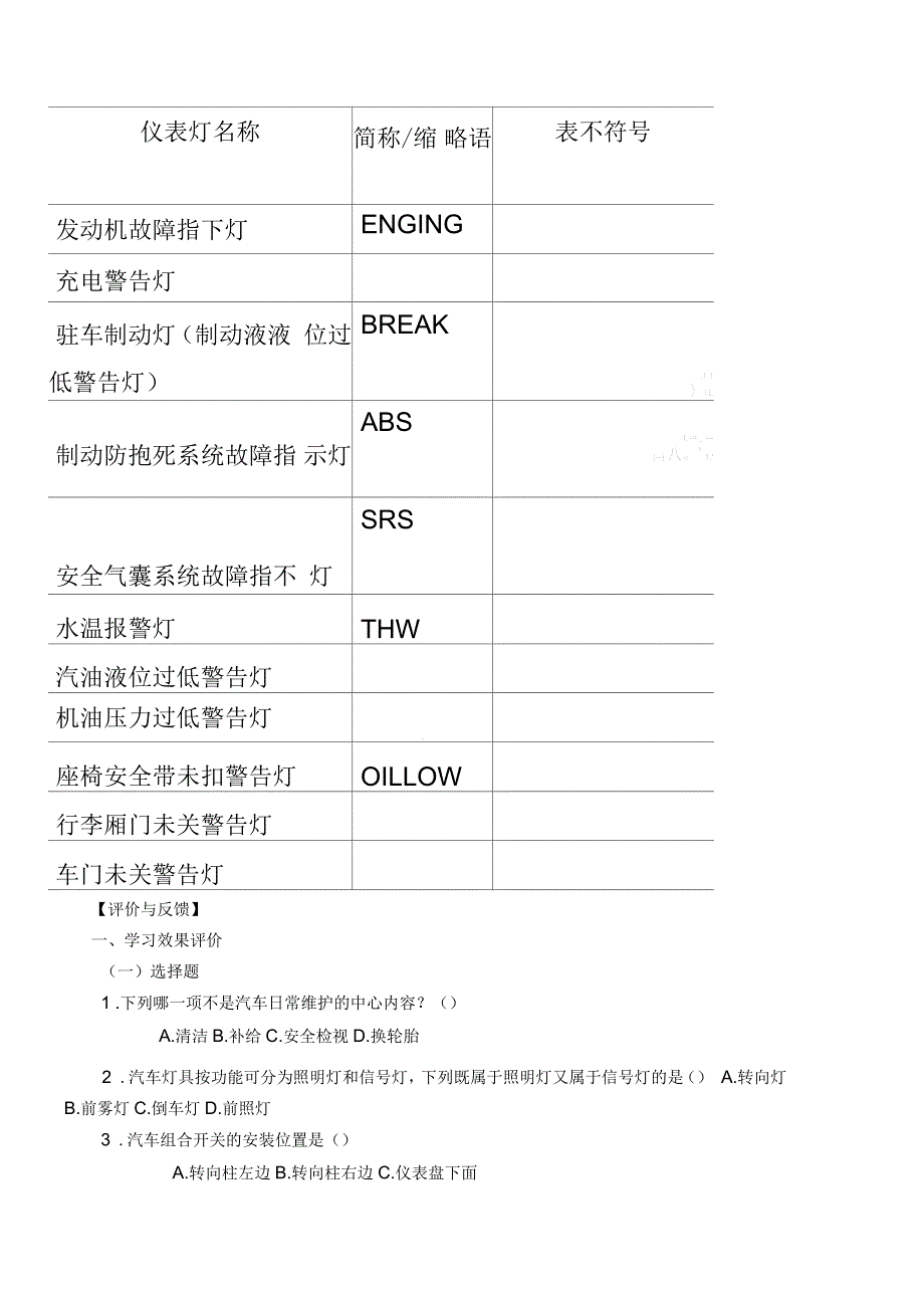 汽车日常维护各作业项目办法解读_第3页