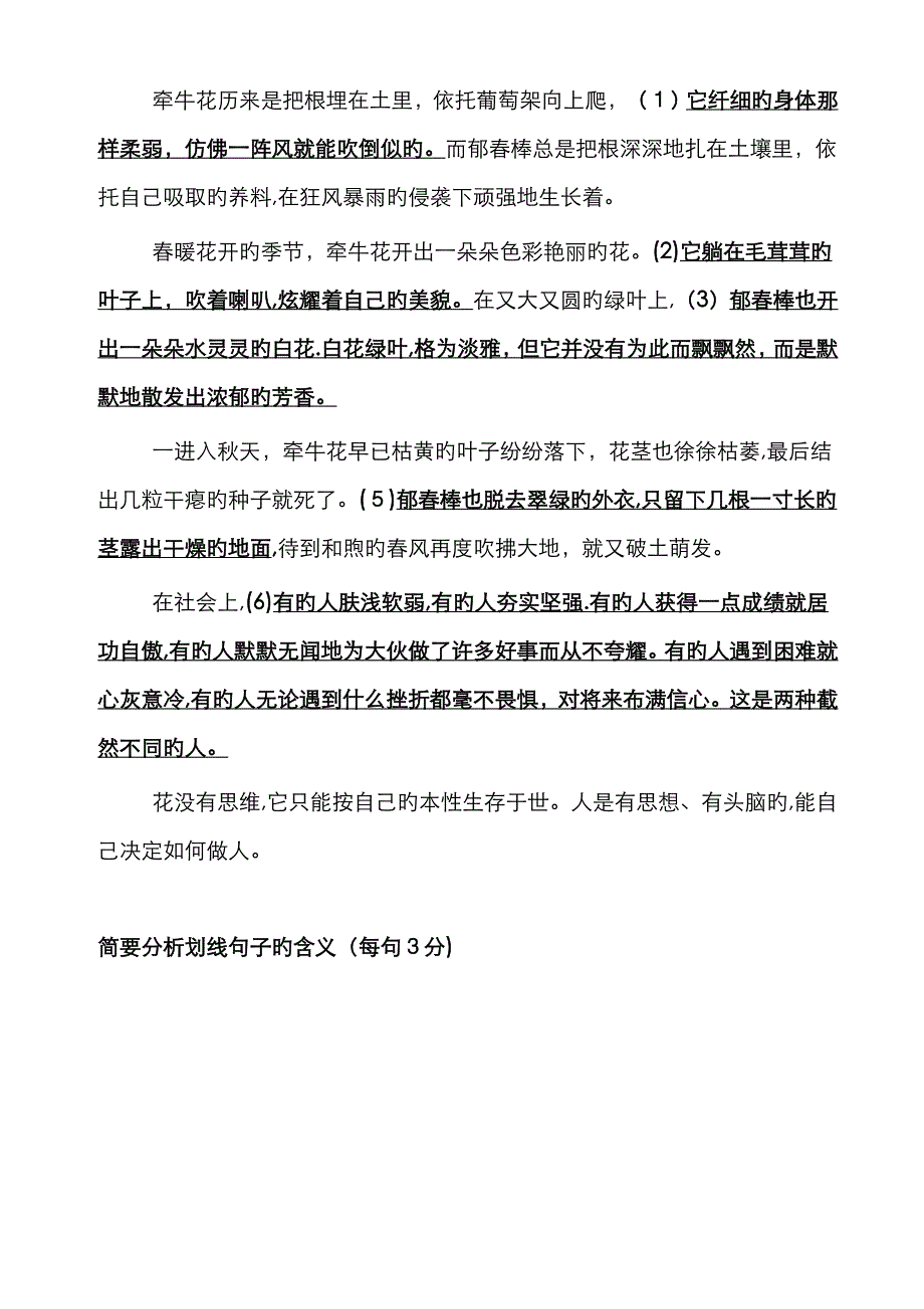 小学,阅读理解,句子含义的理解,修辞手法_第4页