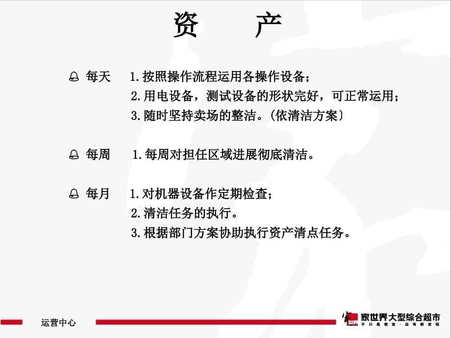 家世界大型综合超市商品部员工岗位职责ppt课件_第5页