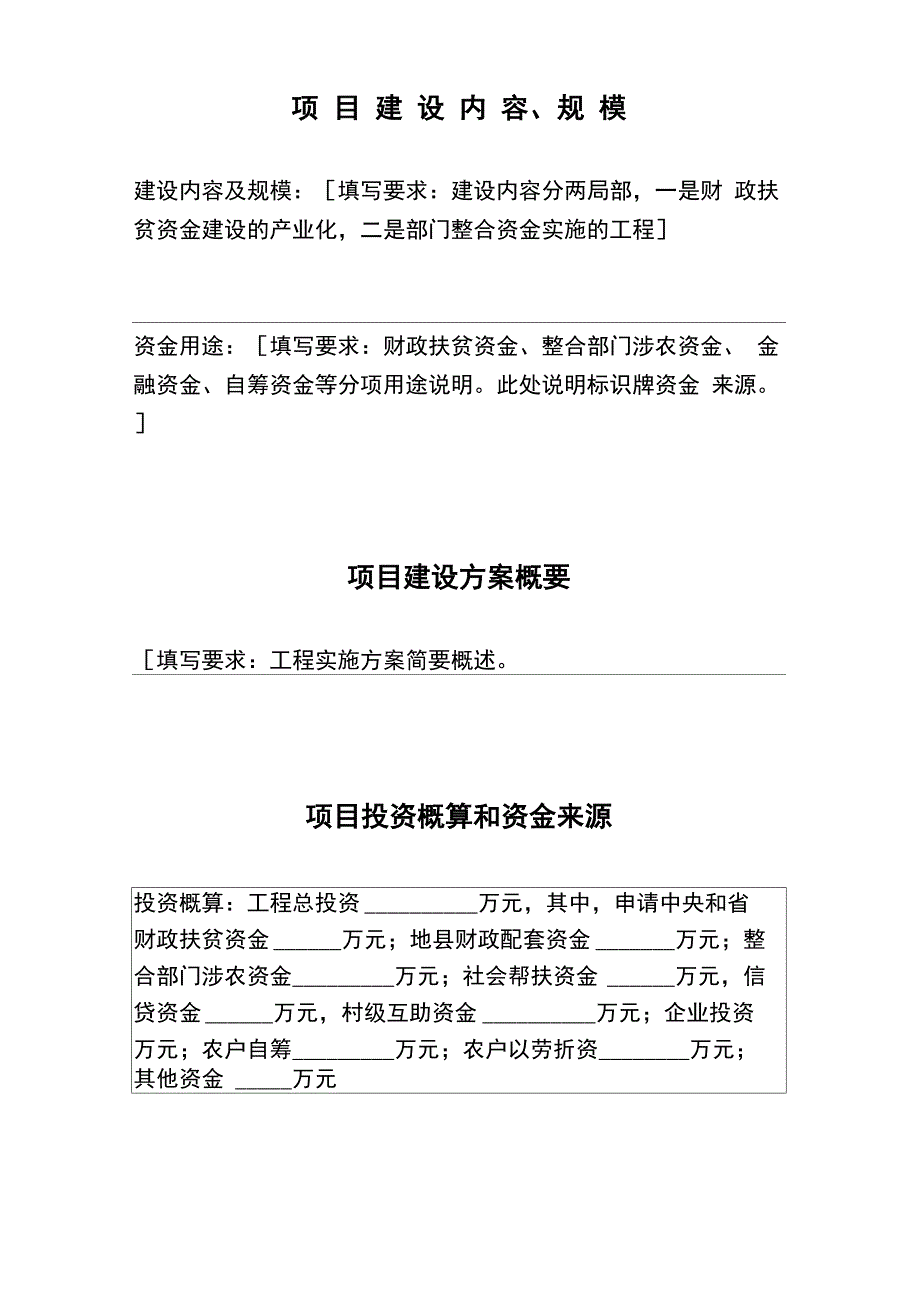 企业项目申报书模板_第4页