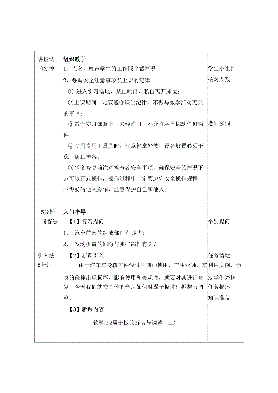 翼子板的拆装与调整_第3页