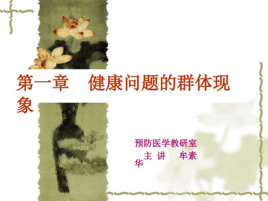 健康问题的群体现象.ppt_第1页