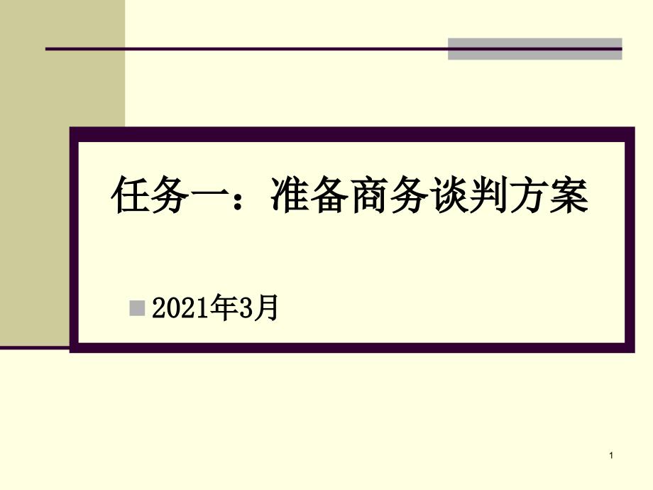 a四专业商品商务谈判方案的准备_第1页