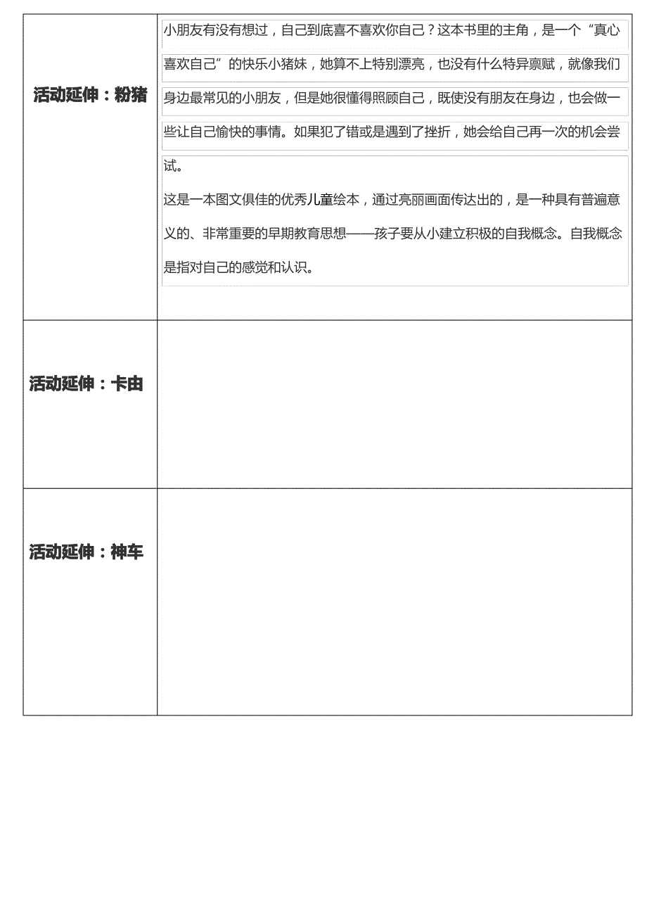 绘本教案-我喜欢自己_第3页