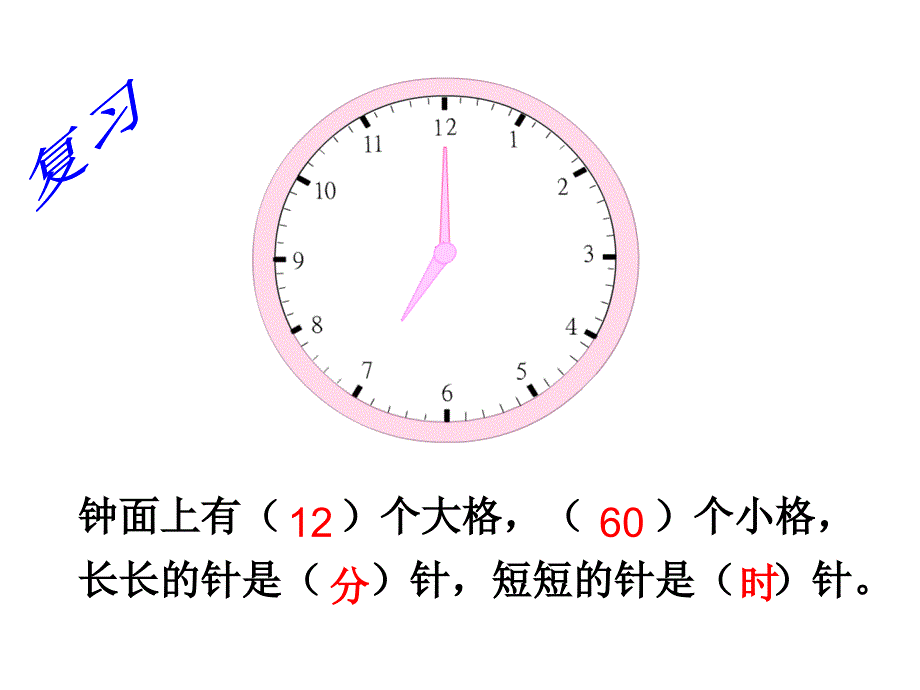 二年级下册数学课件第二单元 时、分、秒 第2课时认识几时几分｜苏教版 (共13张PPT)_第2页