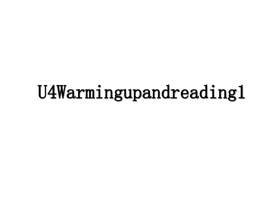 U4Warmingupandreading1_第1页