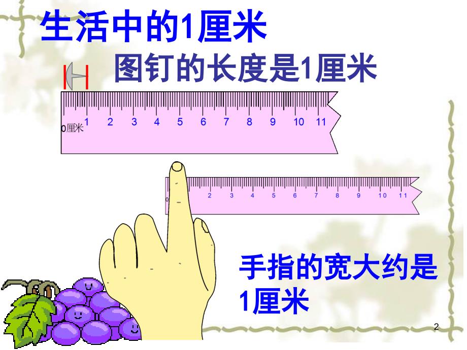 二年级数学上册选择合适的长度单位ppt课件_第2页