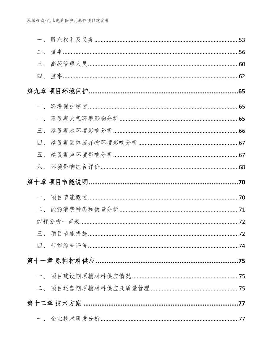 昆山电路保护元器件项目建议书【模板参考】_第4页