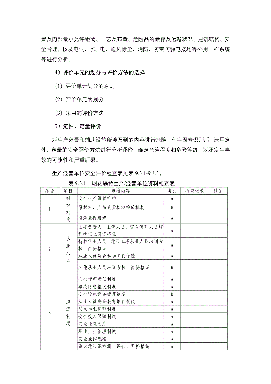 烟花爆竹生产企业安全现状评价作业指导书_第5页