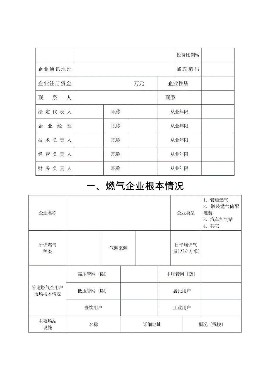 燃气经营许可证申请表_第2页