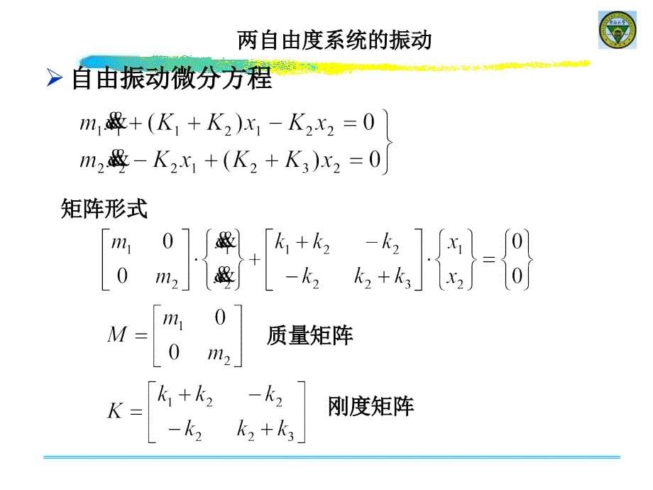 两自由度系统的振动幻灯片_第5页