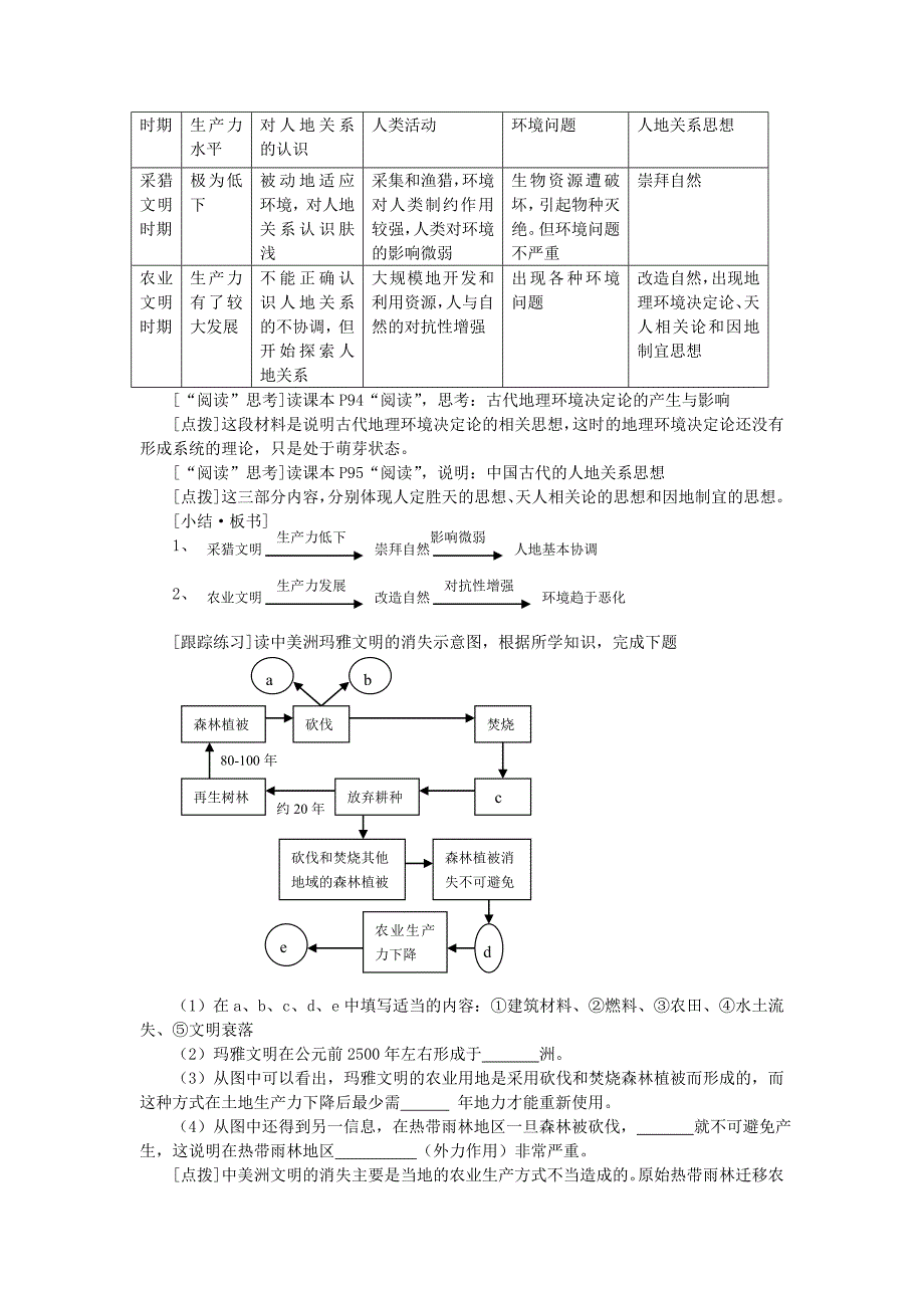 第二节人地关系思想的演变教学设计_第2页