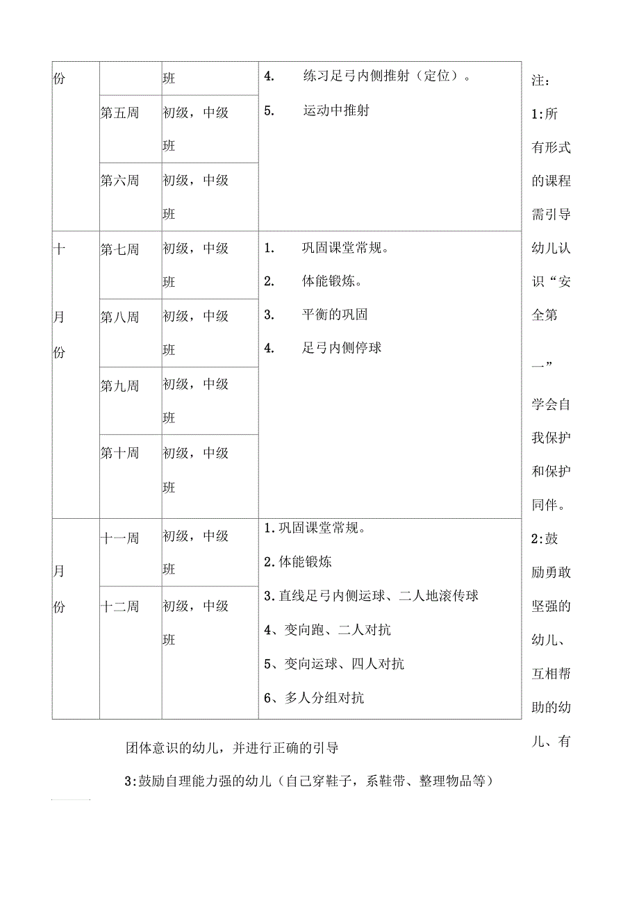 足球教学计划_第2页