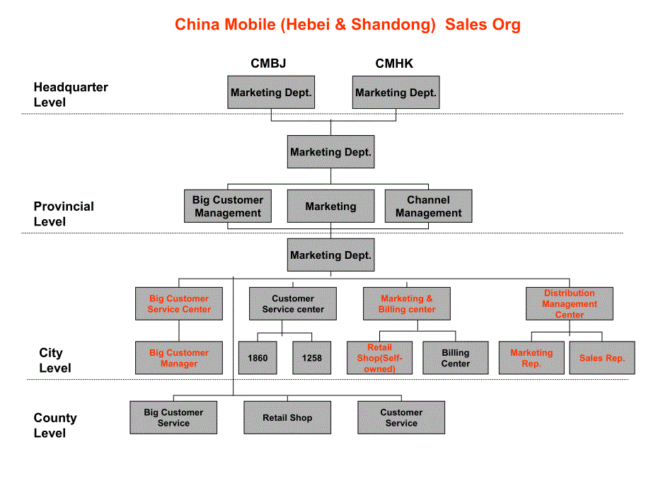 英语课件 China Mobile (Hebei &amp; Shandong)Sales Org_第1页