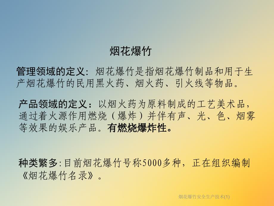 烟花爆竹安全生产技术课件_第2页