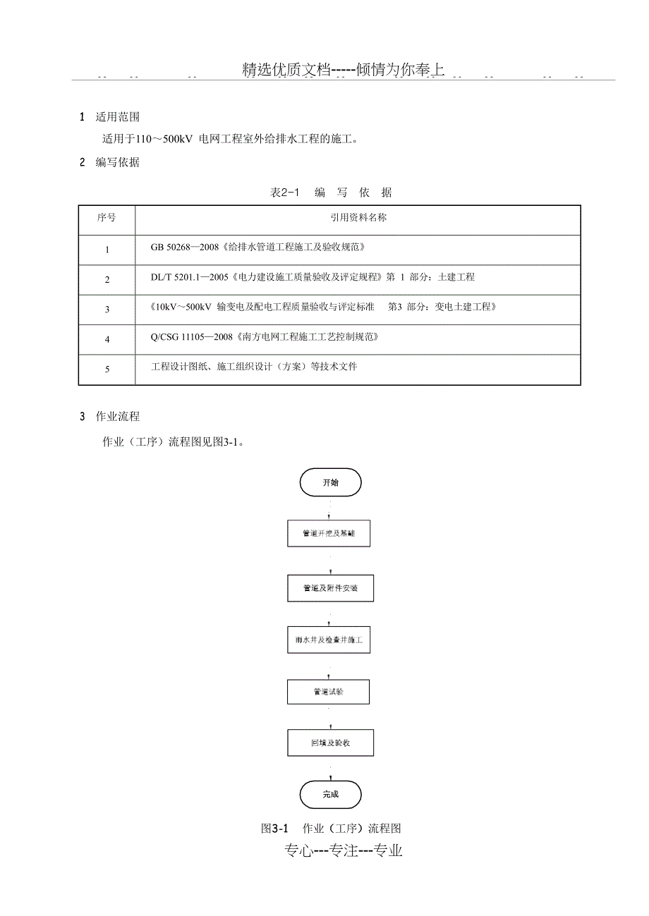 室外给排水工程作业指导书_第3页