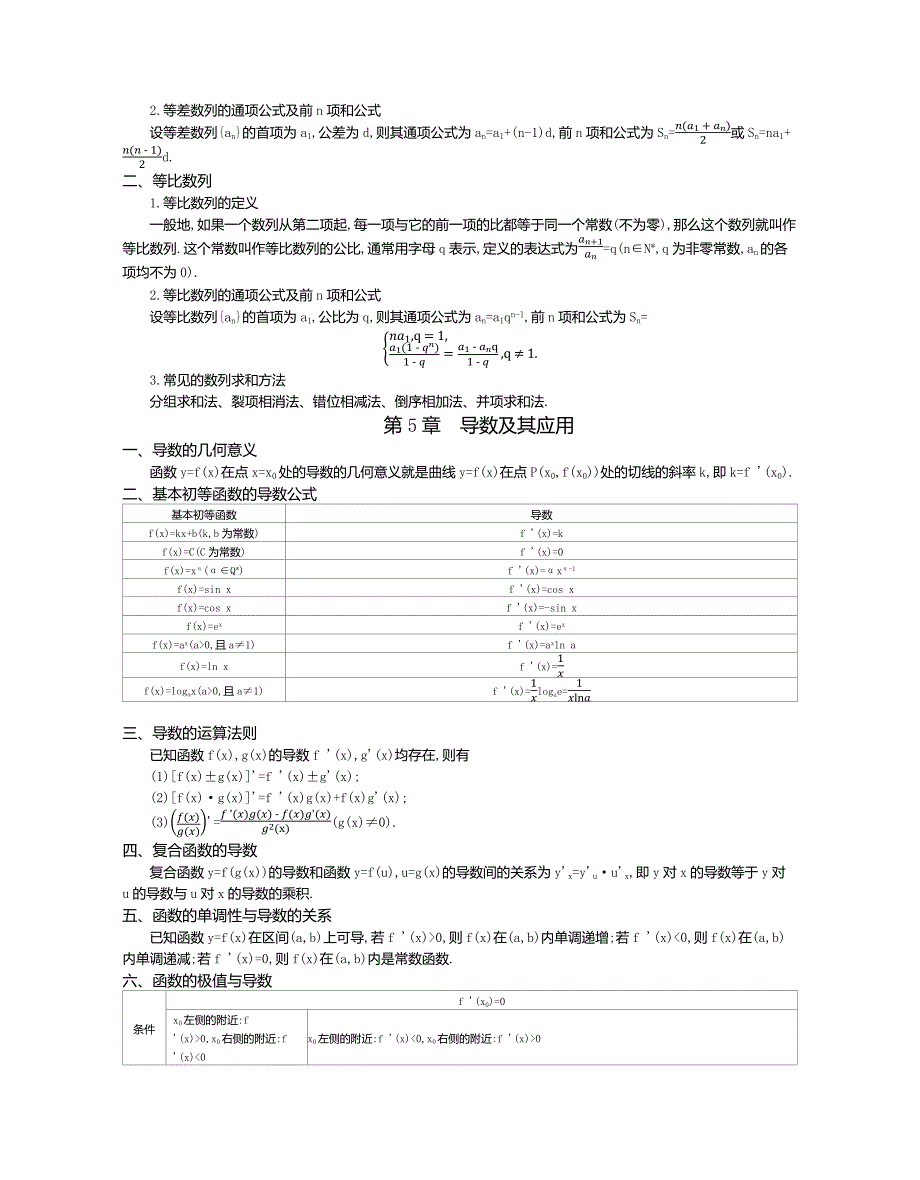 高中数学苏教版（2019）选择性必修第一册考前必背知识点 素材_第4页