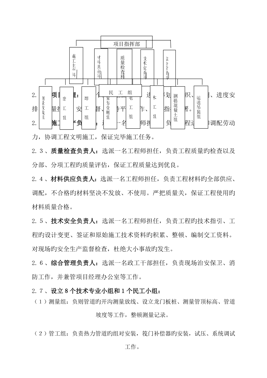 热力外网关键工程综合施工组织设计_第4页