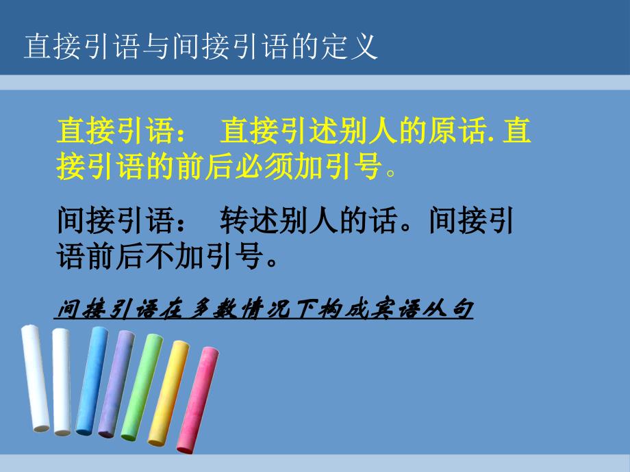 初中英语语法直接引语与间接引语教学课件_第3页